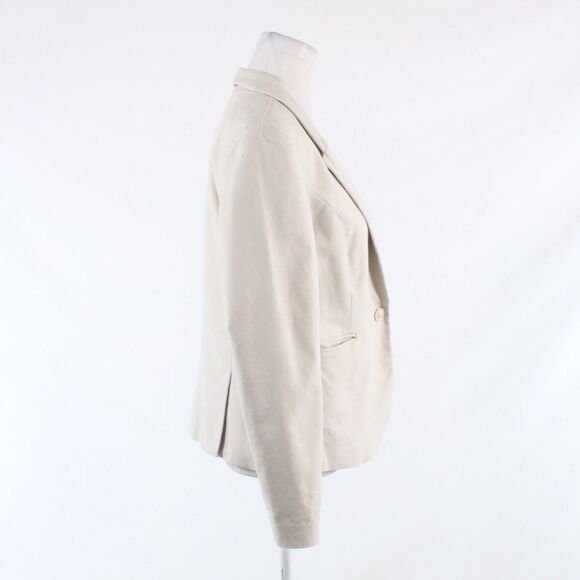 Katherine Barclay beige blazer jacket L - Picture 5 of 8